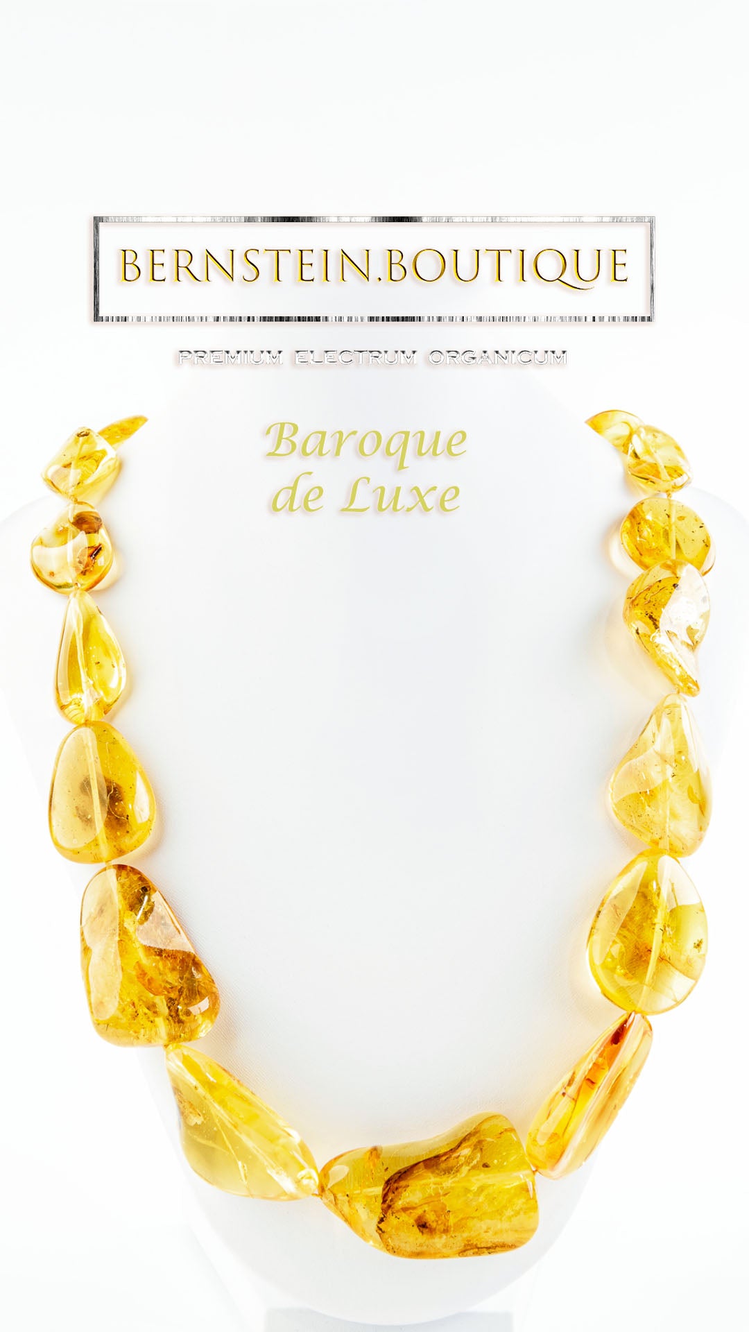 The "Baroque de Luxe" Amber Necklace: An Ode to Sunny Elegance