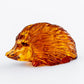 A hedgehog - masterfully carved in natural Nordic amber