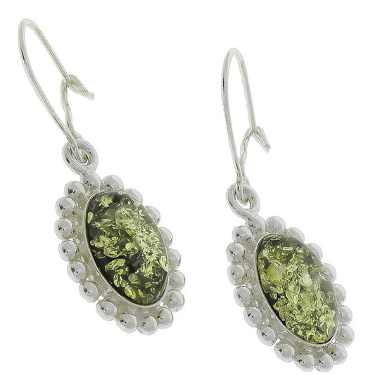 Ohrringe: Zeitlose Eleganz mit nordischem Naturbernstein in Sterling Silber 925