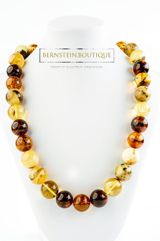 Natural Nordic luxury amber necklace