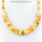 Bernstein-Collier: Rohe Natur in antik-hellenischer Eleganz