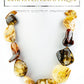 Strong, chunky luxury necklace made of Nordic amber