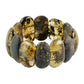 Rustic, elegant, luxurious bracelet made of amber