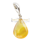 Pendant - A delicate natural amber drop