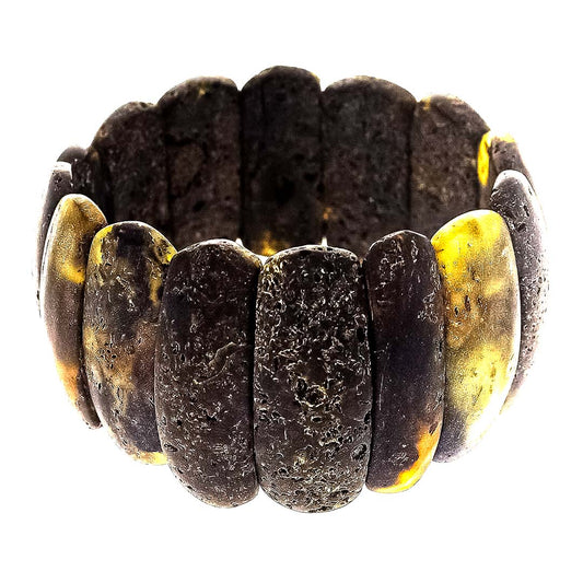 Bracelet made of natural amber