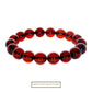 Armband aus kirschroten Bernsteinperlen