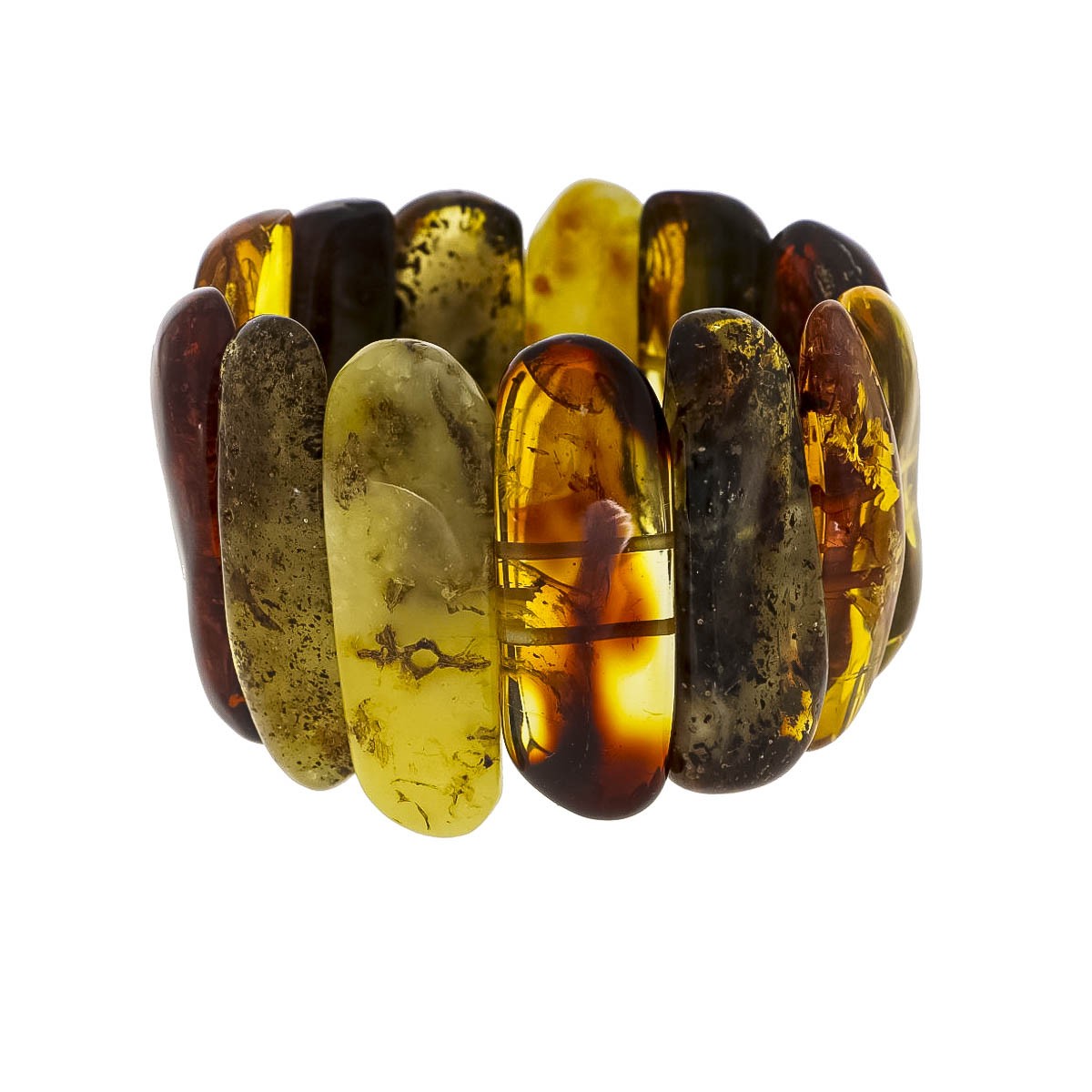 Massively elegant natural - Stonehenge Statement Bracelet Of Raw Nordic Amber.